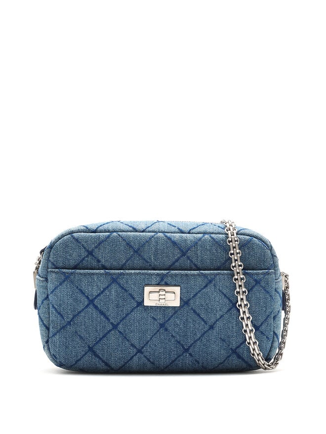 CHANEL Mini Camera Case Reissue en Denim