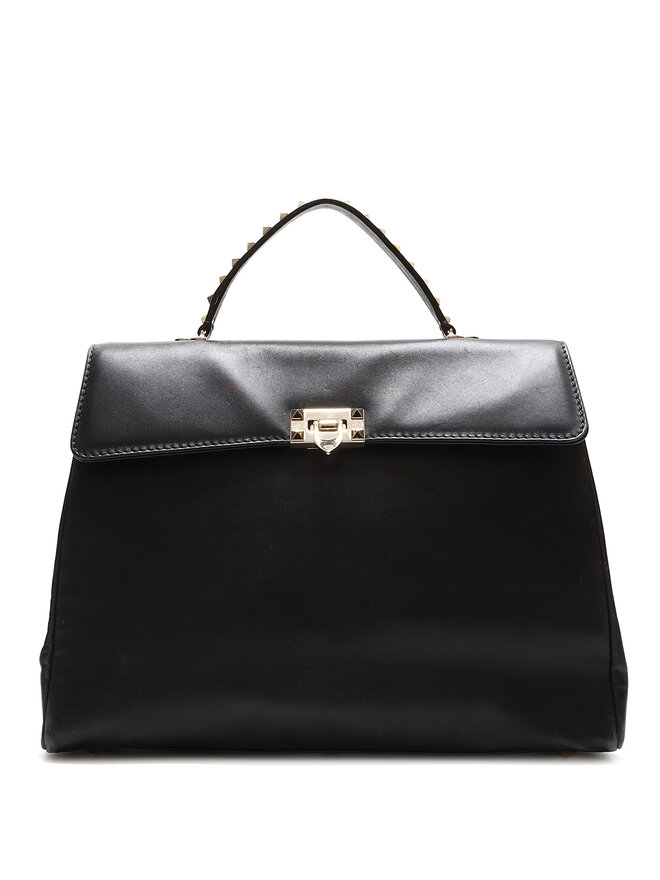 VALENTINO Sac à main en cuir clouté Valentino