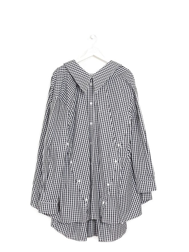 Simone Rocha Exclusive Black Four-Sleeve Shirt
