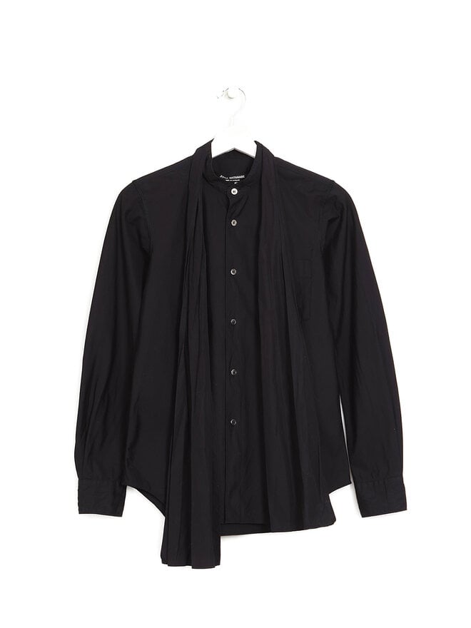 JUNYA WATANABE Chemise Noire avec Cravate