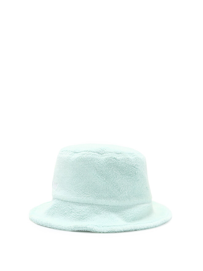 MIU MIU Chapeau Seau Éponge avec Logo Brodé