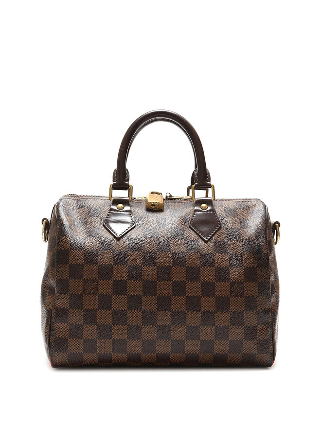 LOUIS VUITTON Damier Ebene Speedy Bandouliere 25