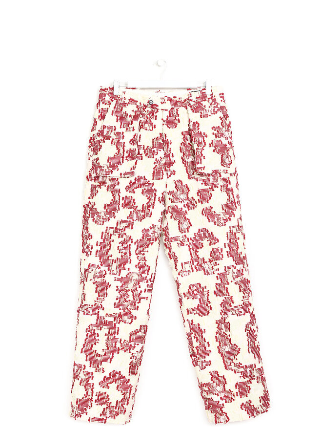 École de Pensée Jacquard Patterned Trousers