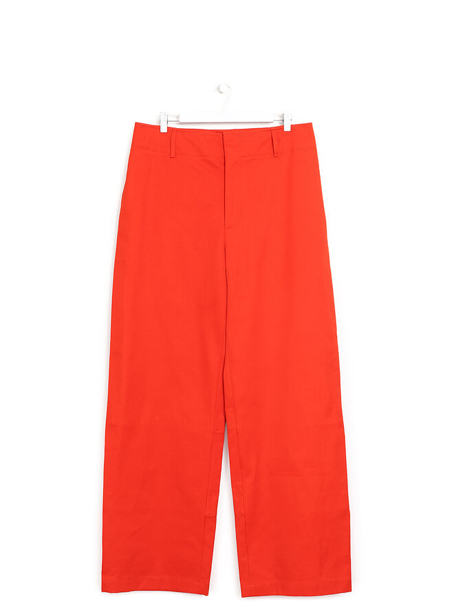BOTTEGA VENETA Wide Leg Cotton Trousers