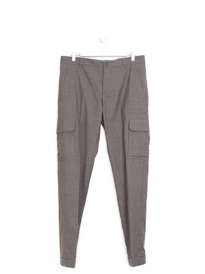 BRUNELLO CUCINELLI Slim Leg Wool Cargo Trousers