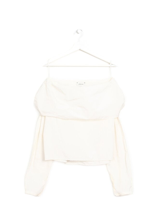 LEMAIRE Wide Neckline Cotton Shirt