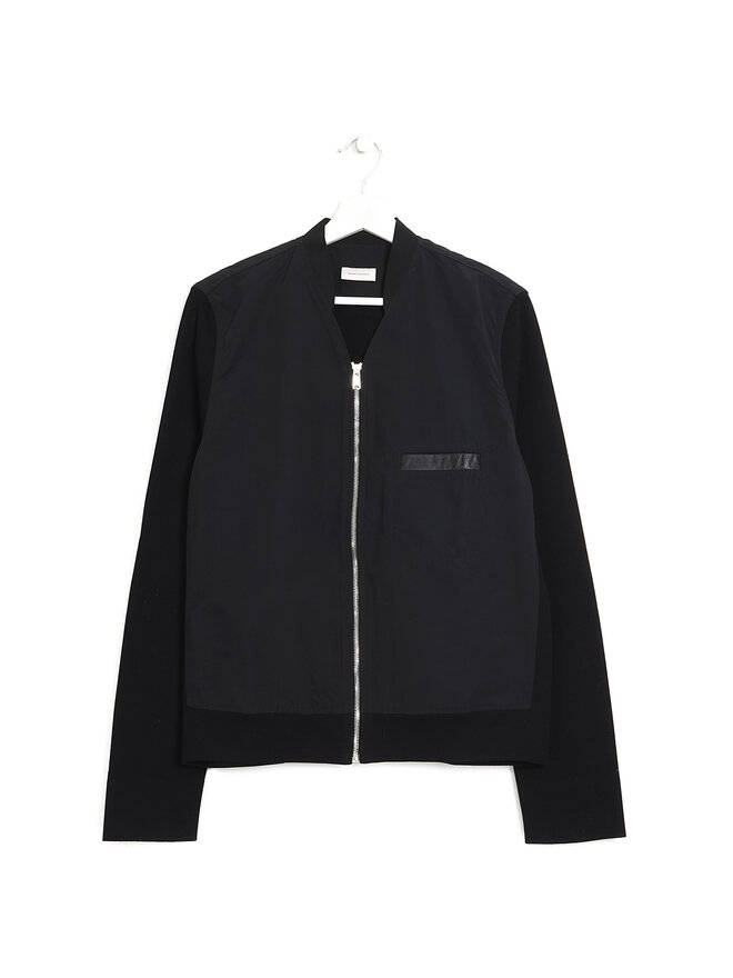 BALENCIAGA Black Zip-Up Jacket