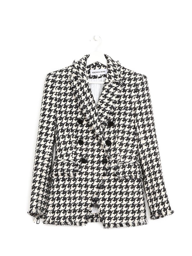 VERONICA BEARD Blazer Miller Dickey à motif pied-de-poule