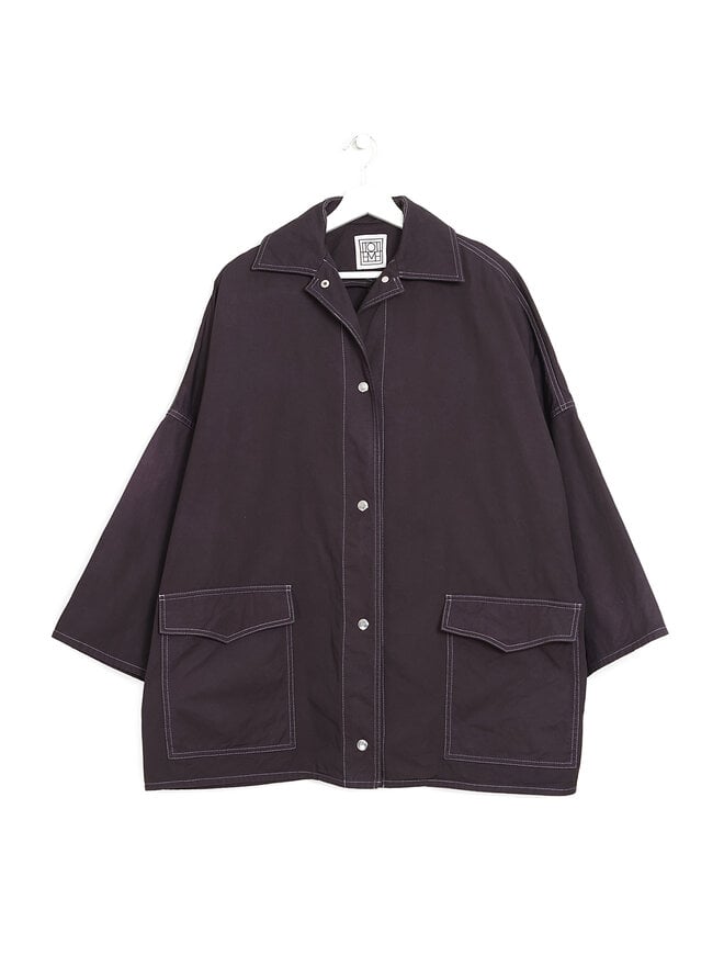 TOTEME Cotton Twill Overshirt Jacket