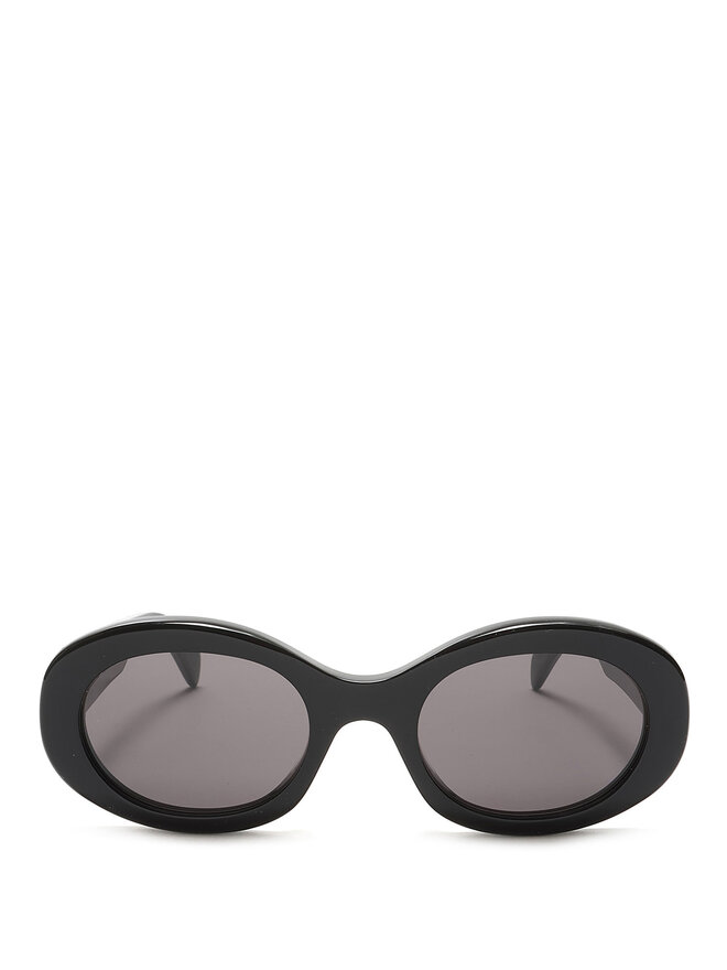 CELINE Lunettes de soleil ovales en acétate