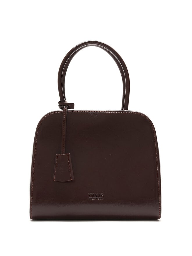 Freja Leather Top Handle Bag