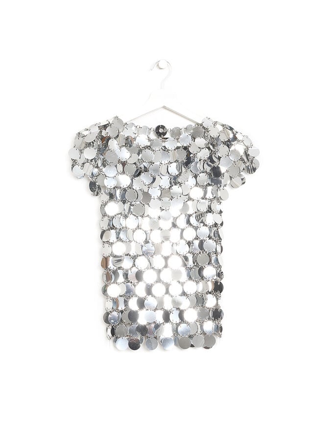 Paco Rabanne Iconic Silver Disc Top