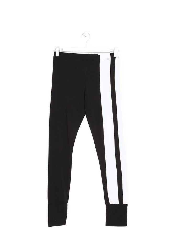 Y-3 Leggings Rayés Taille Haute