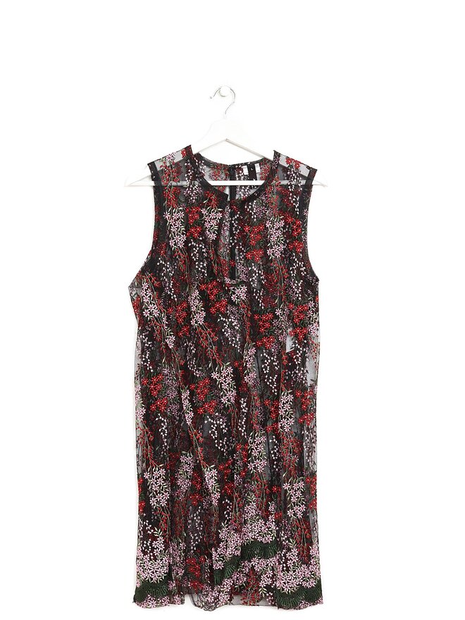 JUNYA WATANABE Ensemble Robe Sans Manches et Jupe Tube Florale