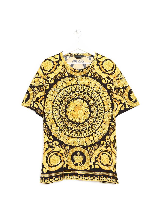VERSACE Haut à manches longues à motif abstrait