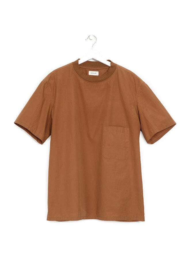 LEMAIRE Brown Cotton Short Sleeve T-Shirt