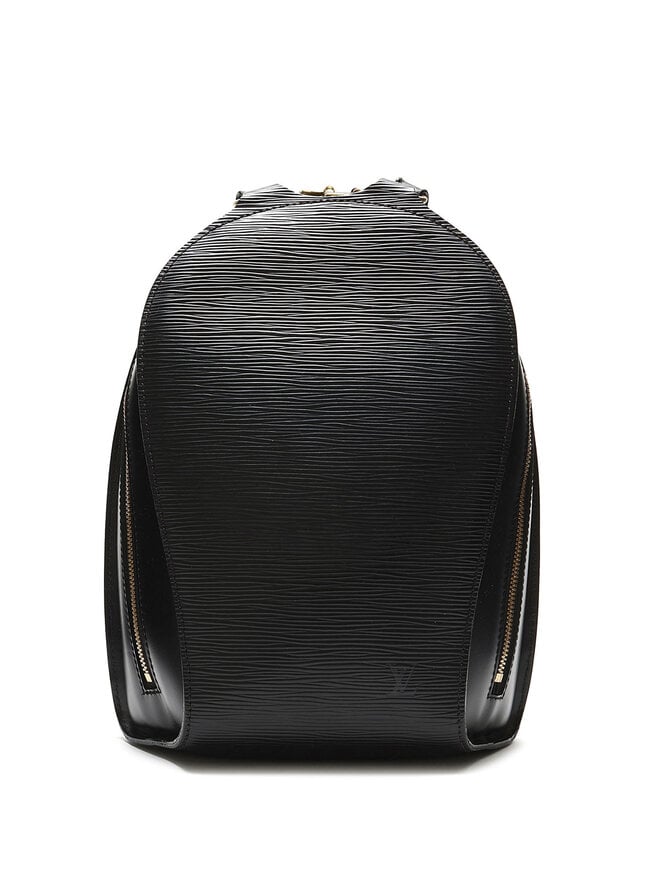 LOUIS VUITTON Black Epi Leather Mabillon Backpack