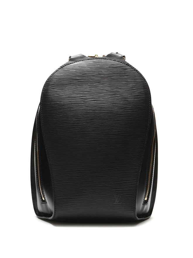 LOUIS VUITTON Sac à dos en cuir Epi noir Mabillon