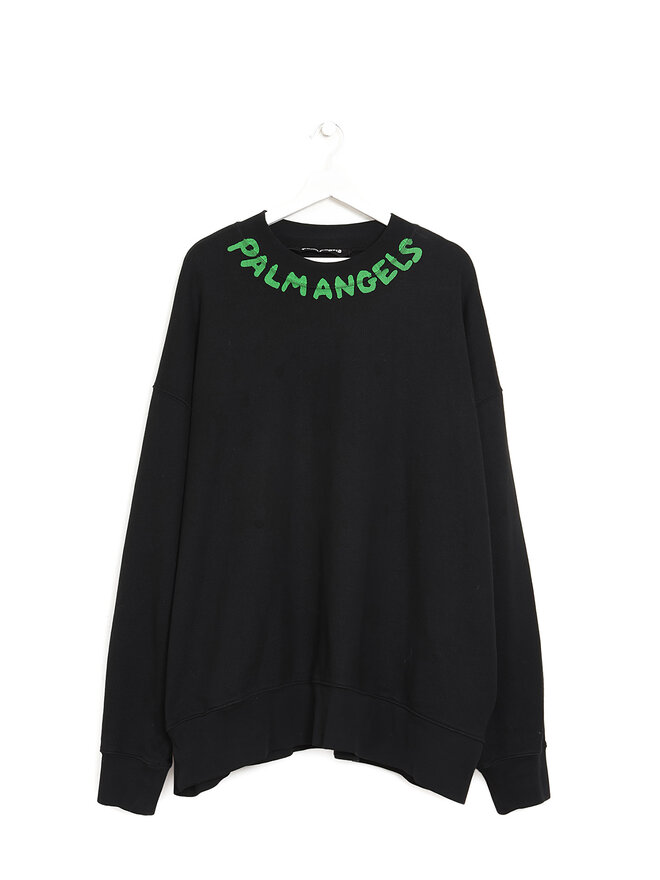 Palm Angels Palm Angels Logo Pattern Pullover