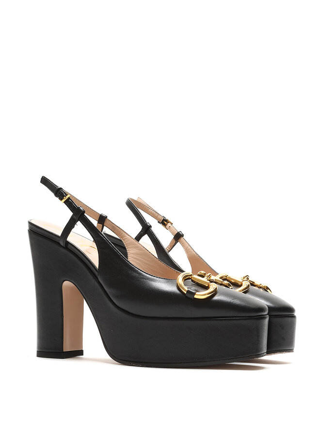 GUCCI Escarpins à Plateforme avec Mors