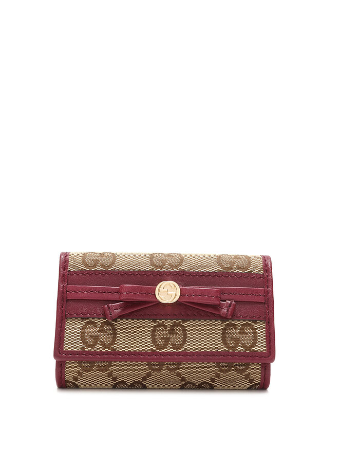 GUCCI Porte-clés en Toile GG Supreme