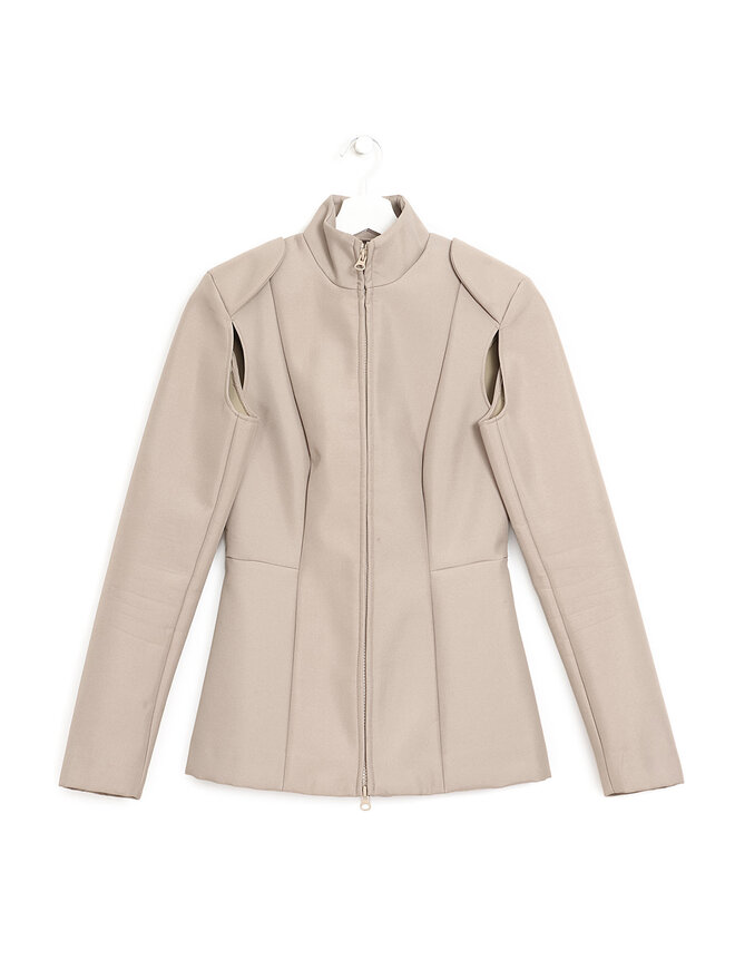 Maison Martin Margiela x H&M High-Collar Beige Jacket