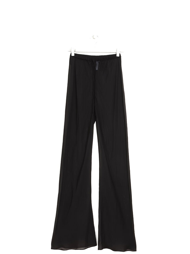 SILK LAUNDRY Sheer Silk Pants