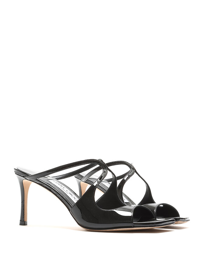 JIMMY CHOO Patent Leather Strappy Sandals
