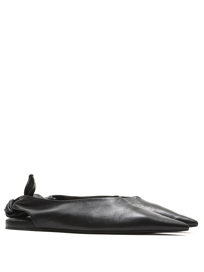 JIL SANDER Pointed Toe Slingback Flats