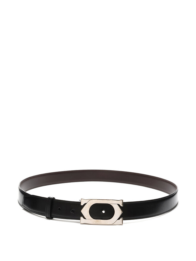 Cartier Signature Buckle Leather Belt