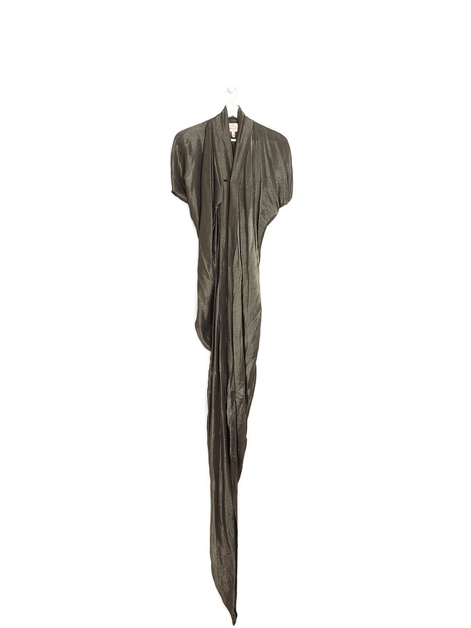 Vivienne Westwood Robe longue à manches courtes