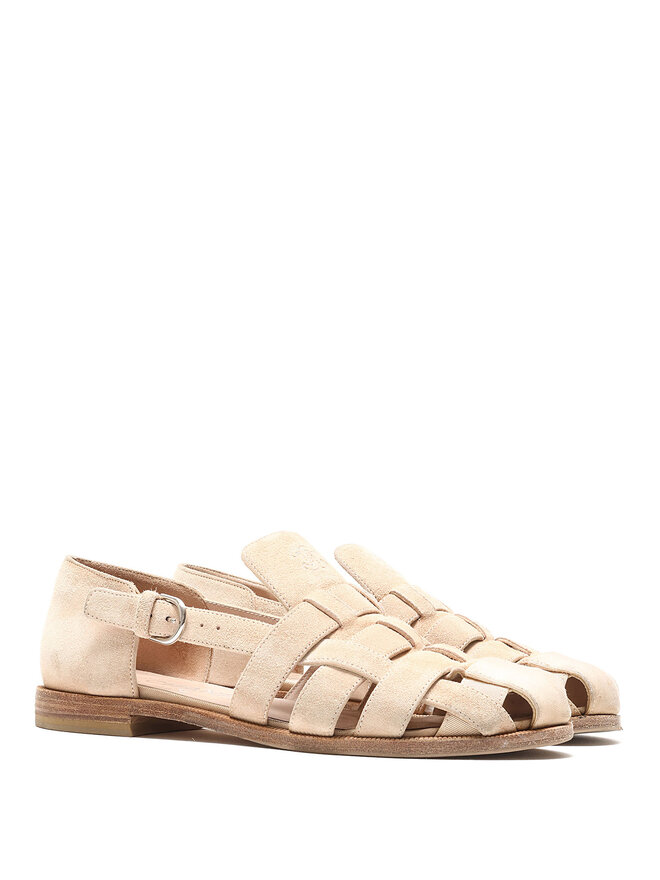 CHANEL Sandales en suède