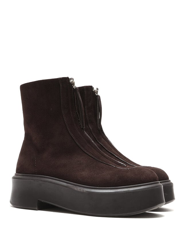 THE ROW Bottines à fermeture éclair frontale