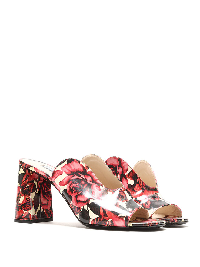 PRADA Talon à motif floral