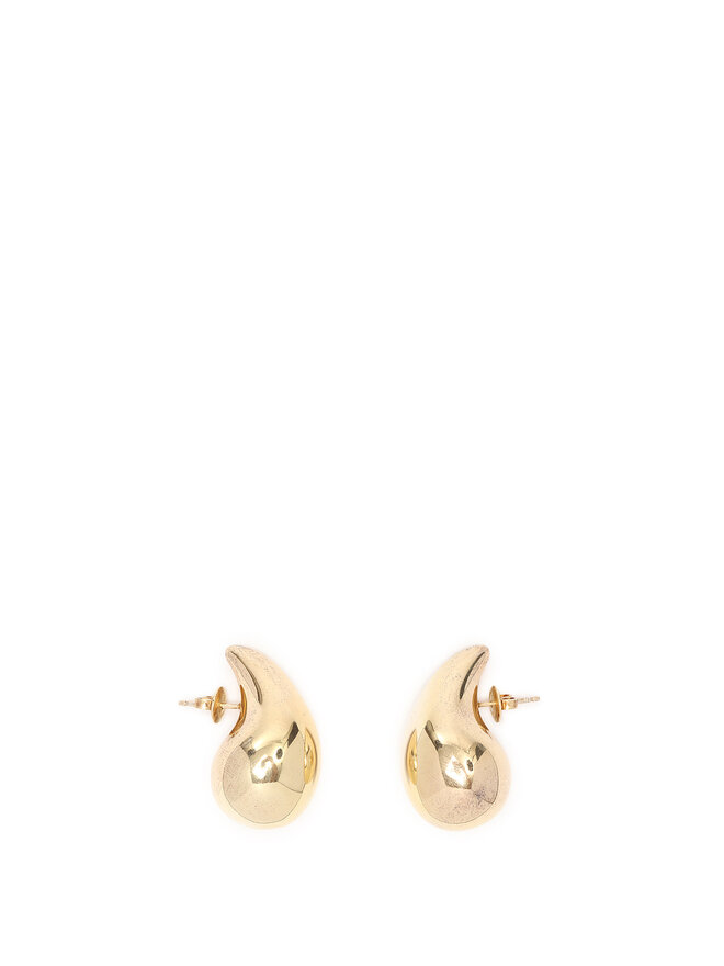 BOTTEGA VENETA Boucles d'oreilles pendantes à maillons dorés