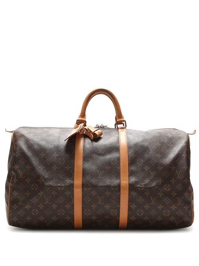 LOUIS VUITTON Keepall 55 Monogram Travel Bag
