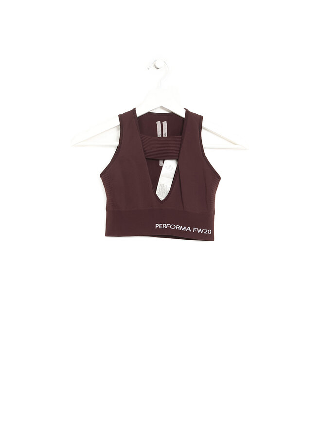 Rick Owens Soutien-gorge de sport bordeaux