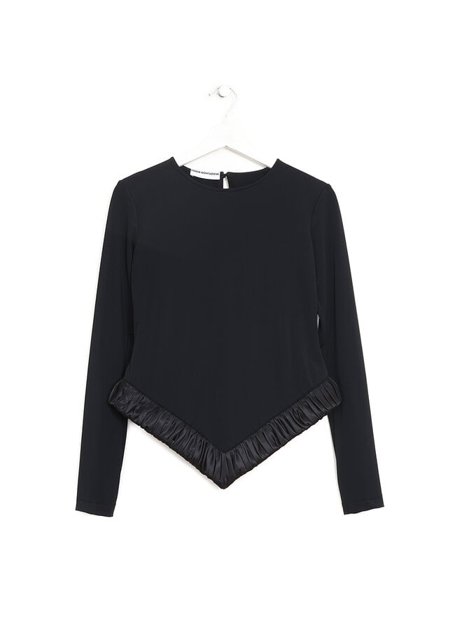 Fidan Novruzova Black Nata Long Sleeve Top