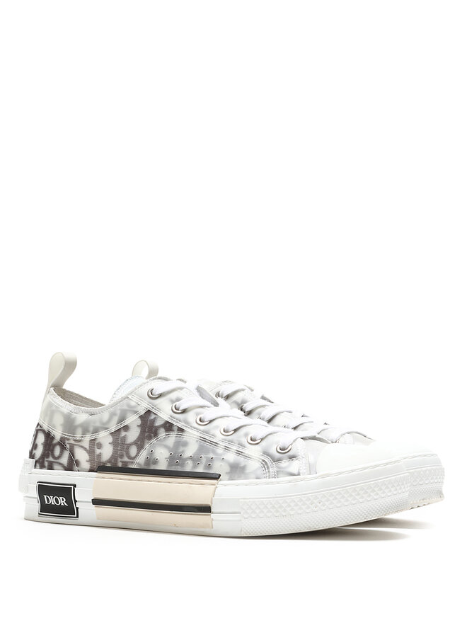 DIOR Dior Monogram Canvas Low-Top Sneakers