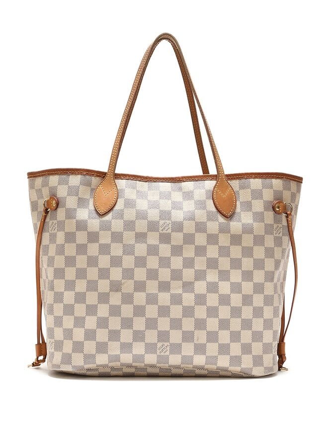 LOUIS VUITTON Cabas Louis Vuitton Neverfull MM Damier Azur