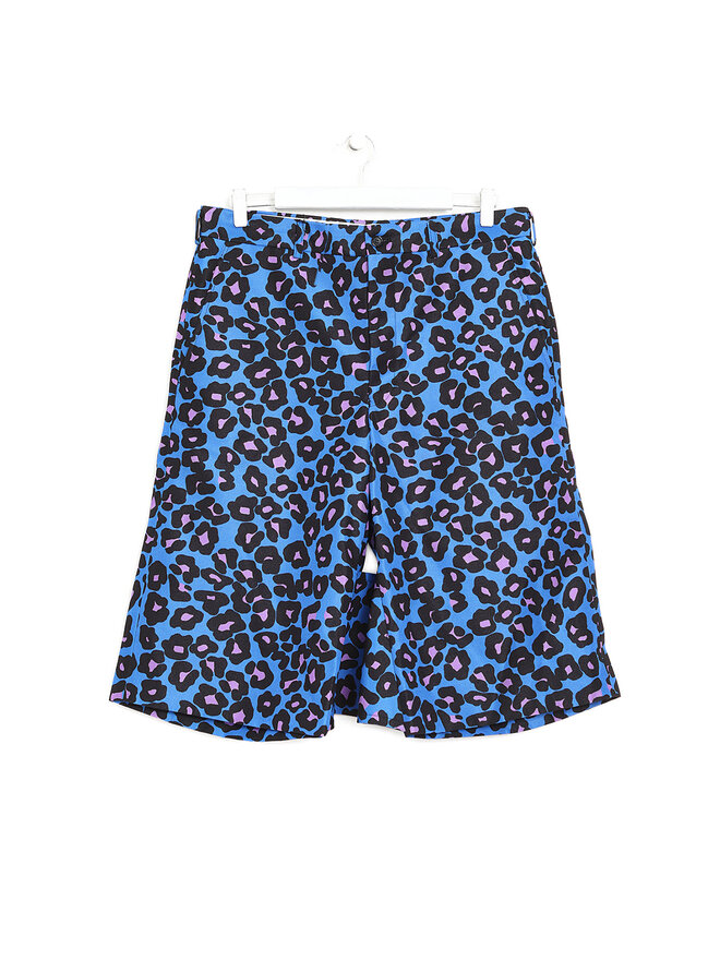 COMME des GARÇONS HOMME PLUS Leopard Print Canvas Shorts