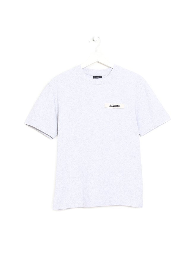 JACQUEMUS T-shirt Gris à Motif Logo
