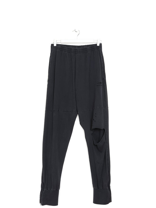 BALENCIAGA Pantalon décontracté taille haute en coton