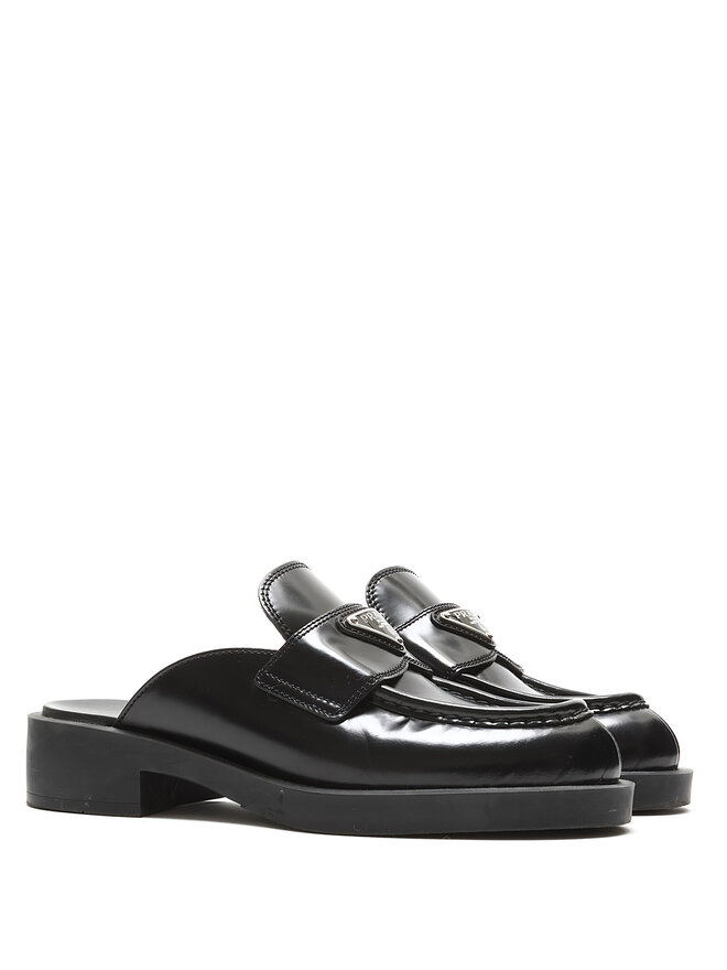 PRADA Prada Black Leather Loafers