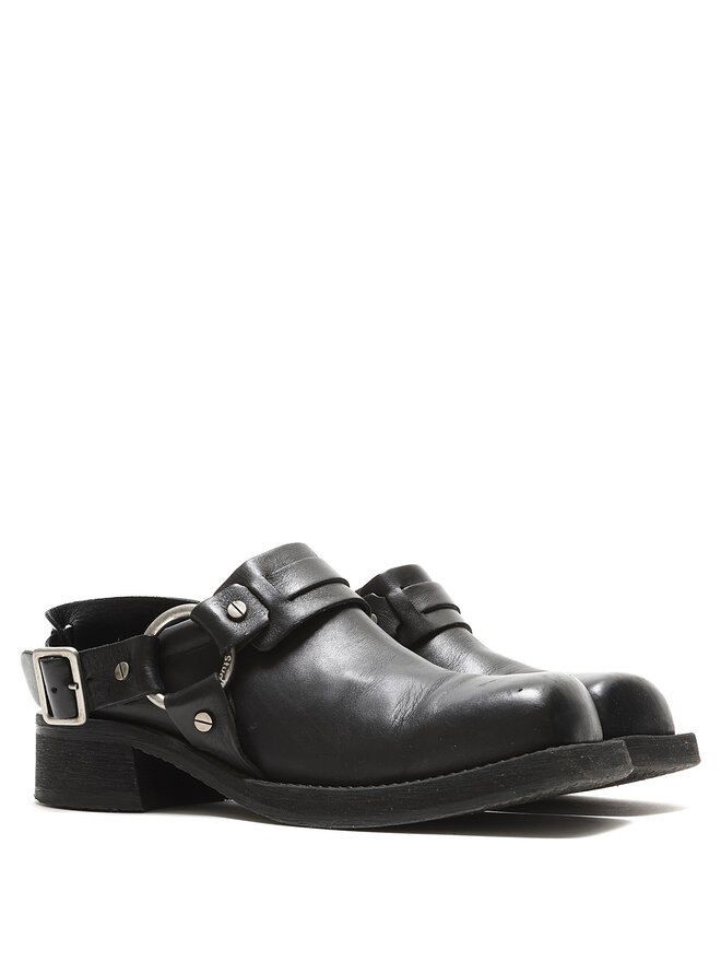 Acne Studios Mules en cuir grainé Acne Studios