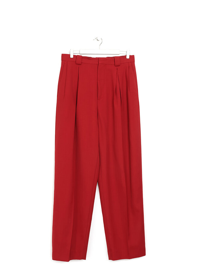 Acne Studios Wide-Leg Wool-Blend Trousers