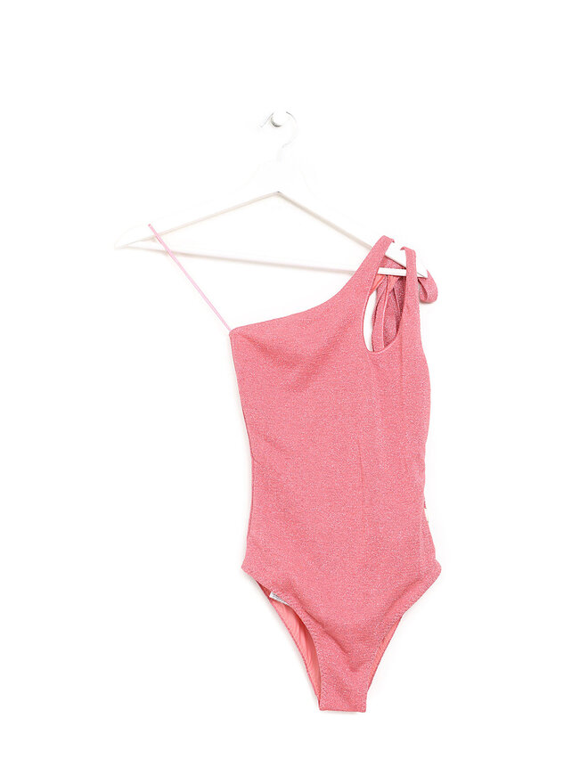 Metallic Pink Knit Bodysuit