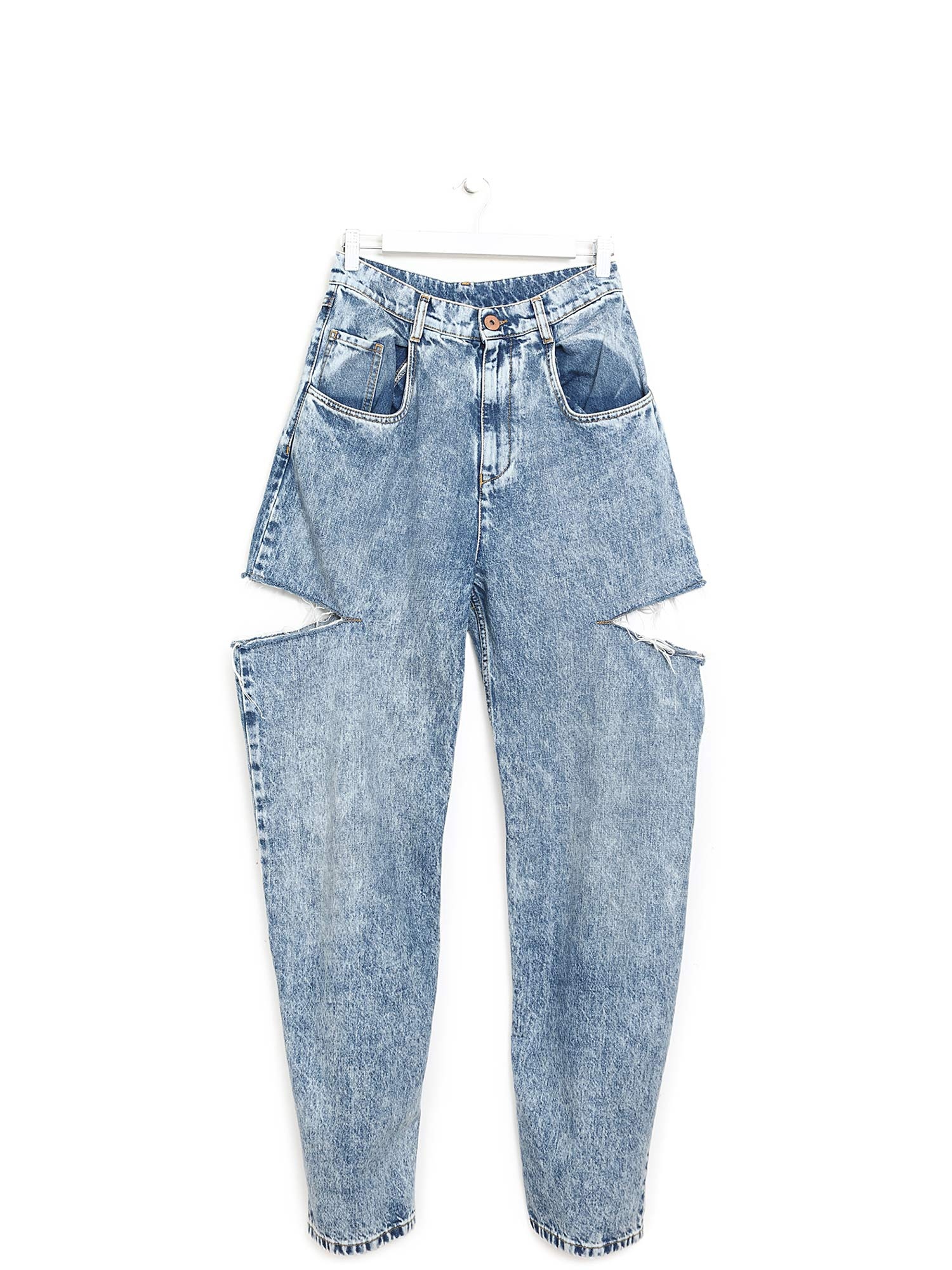Maison Margiela Washed Side Cut-Out Jeans | RUSE
