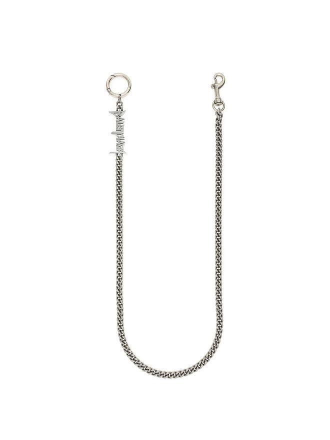 BALENCIAGA Collier en Chaîne Métallique à Logo Gravé
