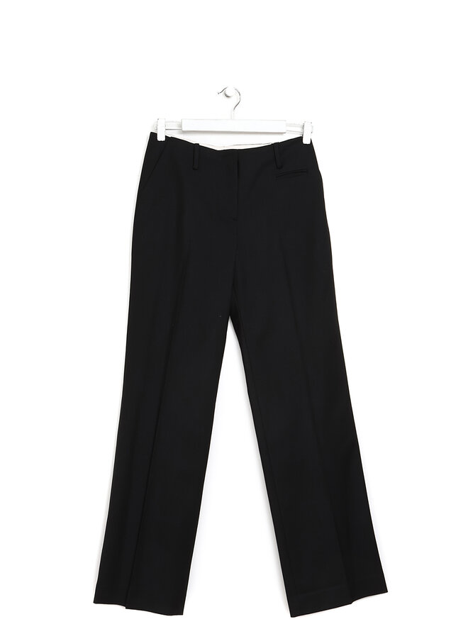 Nothing Written Pantalon à jambe droite taille basse